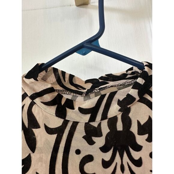 Women’s size x-large tan & black abstract bodysuit - Picture 5 of 9